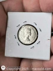 MaxSold Auction: 1958 Canada 5 cent coin in holder - South Frontenac (Ontario, Canada) SELLER MANAGED Downsizing Online Auction - Battersea Road