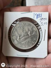 MaxSold Auction: 1981 1 dollar coin Canada  - South Frontenac (Ontario, Canada) SELLER MANAGED Downsizing Online Auction - Battersea Road