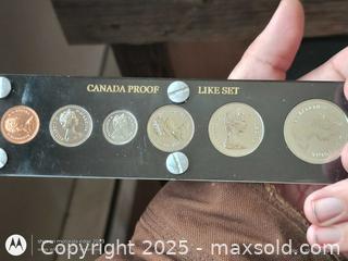 MaxSold Auction: 1981 Gem Mint Sealed Set UNC in hard plastic case - South Frontenac (Ontario, Canada) SELLER MANAGED Downsizing Online Auction - Battersea Road