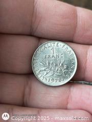 MaxSold Auction: 1 francs 1971 walking lady  - South Frontenac (Ontario, Canada) SELLER MANAGED Downsizing Online Auction - Battersea Road