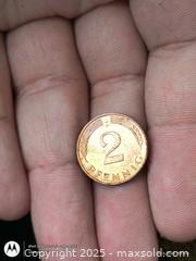 MaxSold Auction: 2 Phenning coin high grade German  - South Frontenac (Ontario, Canada) SELLER MANAGED Downsizing Online Auction - Battersea Road