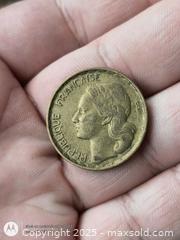 MaxSold Auction: 50 francs coin high grade  - South Frontenac (Ontario, Canada) SELLER MANAGED Downsizing Online Auction - Battersea Road