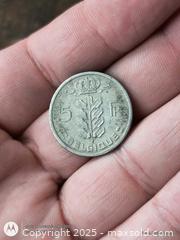 MaxSold Auction: 5 belgium Francs FR coin - South Frontenac (Ontario, Canada) SELLER MANAGED Downsizing Online Auction - Battersea Road