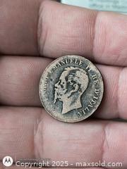 MaxSold Auction: D'italia Coin 1800s worn toned  - South Frontenac (Ontario, Canada) SELLER MANAGED Downsizing Online Auction - Battersea Road