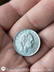 MaxSold Auction: L.50 Italian coin UNC  - South Frontenac (Ontario, Canada) SELLER MANAGED Downsizing Online Auction - Battersea Road