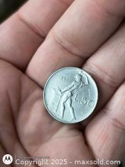 MaxSold Auction: L.50 Italian coin UNC  - South Frontenac (Ontario, Canada) SELLER MANAGED Downsizing Online Auction - Battersea Road