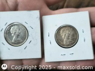 MaxSold Auction: Mint Pair of 1967 Centennial 25 cent quarters - South Frontenac (Ontario, Canada) SELLER MANAGED Downsizing Online Auction - Battersea Road