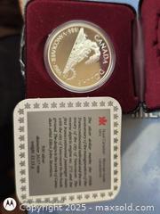 MaxSold Auction: Proof Strike Silver Train Dollar of Canada 1986 - South Frontenac (Ontario, Canada) SELLER MANAGED Downsizing Online Auction - Battersea Road