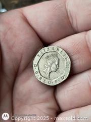 MaxSold Auction: Rose of England 20 Pence Coin higher grade - South Frontenac (Ontario, Canada) SELLER MANAGED Downsizing Online Auction - Battersea Road