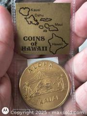 MaxSold Auction: UNC Hawian Coin in holder - South Frontenac (Ontario, Canada) SELLER MANAGED Downsizing Online Auction - Battersea Road