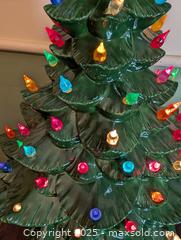 MaxSold Auction: 1970s CERAMIC CHRISTMAS TREE - Loyalist (Ontario, Canada) SELLER MANAGED Downsizing Online Auction - Main Street