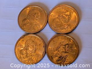 MaxSold Auction: LOT OF 4 USA  $1 COINS -SACAGAWEA - Loyalist (Ontario, Canada) SELLER MANAGED Downsizing Online Auction - Main Street