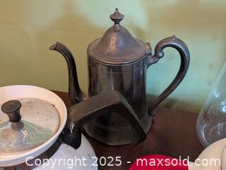 MaxSold Auction: LOT OF ANTIQUE COFFEE& TEA POTS - Loyalist (Ontario, Canada) SELLER MANAGED Downsizing Online Auction - Main Street