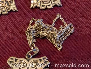 MaxSold Auction: UNIQUE STERLING SILVER NECKLACE &#38; EARINGS - Loyalist (Ontario, Canada) SELLER MANAGED Downsizing Online Auction - Main Street