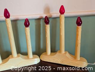 MaxSold Auction: VINTAGE 1950s PAIR OF ELECTRIC CANDLES - Loyalist (Ontario, Canada) SELLER MANAGED Downsizing Online Auction - Main Street