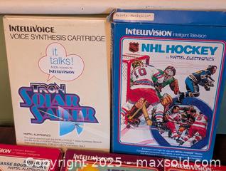 MaxSold Auction: VINTAGE 1980s INTELLIVISION GAMES IN BOXES - Loyalist (Ontario, Canada) SELLER MANAGED Downsizing Online Auction - Main Street