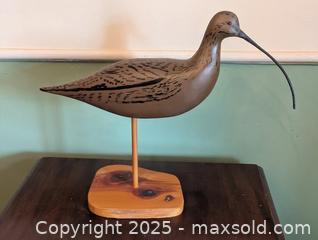 MaxSold Auction: VINTAGE HAND CARVED SHORE BIRD -DECOY SHOP BATH - Loyalist (Ontario, Canada) SELLER MANAGED Downsizing Online Auction - Main Street