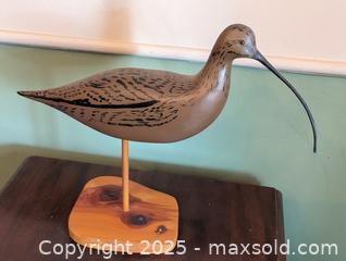 MaxSold Auction: VINTAGE HAND CARVED SHORE BIRD -DECOY SHOP BATH - Loyalist (Ontario, Canada) SELLER MANAGED Downsizing Online Auction - Main Street