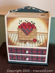 MaxSold Auction: WOODEN WALL HANGING MAKEUP CABINET - Loyalist (Ontario, Canada) SELLER MANAGED Downsizing Online Auction - Main Street