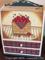 MaxSold Auction: WOODEN WALL HANGING MAKEUP CABINET - Loyalist (Ontario, Canada) SELLER MANAGED Downsizing Online Auction - Main Street