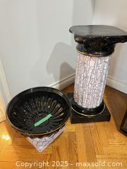 MaxSold Auction: Plant Stand and Bowl B - Toronto (Ontario, Canada) Downsizing Online Auction - Eden Valley Drive