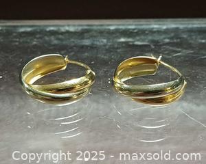 MaxSold Auction: 10K Gold Earrings Marked  - Toronto (Ontario, Canada) PARTNER MANAGED Reseller Online Auction - Queen Street West