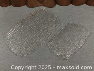 MaxSold Auction: 2 Vintage MCM Ice Structure Glass Platters - Toronto (Ontario, Canada) PARTNER MANAGED Reseller Online Auction - Queen Street West