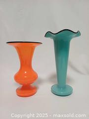 MaxSold Auction: 5 of Czech Bohemian Kralik Art Deco Tango Vases etc Lot   - Toronto (Ontario, Canada) PARTNER MANAGED Reseller Online Auction - Queen Street West