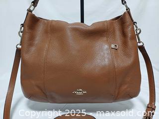 MaxSold Auction: Coach Isabella Brown Leather Crossbody Shoulder Handbag F35809 - Toronto (Ontario, Canada) PARTNER MANAGED Reseller Online Auction - Queen Street West