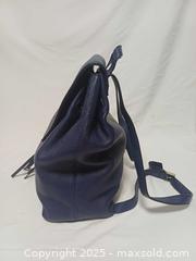 MaxSold Auction: Kate Spade New York Wilder Grey Street Large Navy Blue Leather Backpack Bag  - Toronto (Ontario, Canada) PARTNER MANAGED Reseller Online Auction - Queen Street West