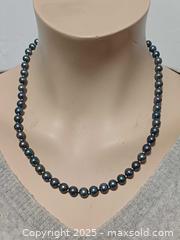 MaxSold Auction: Nature Teal Tahitian Pearl Beafs Necklace  - Toronto (Ontario, Canada) PARTNER MANAGED Reseller Online Auction - Queen Street West