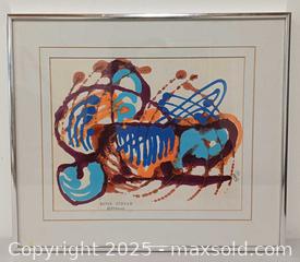 MaxSold Auction: Original Abstract Gouaches Painting by Canadian Artist Peter Stoyan Signed  - Toronto (Ontario, Canada) PARTNER MANAGED Reseller Online Auction - Queen Street West