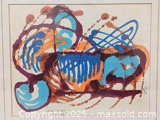 MaxSold Auction: Original Abstract Gouaches Painting by Canadian Artist Peter Stoyan Signed  - Toronto (Ontario, Canada) PARTNER MANAGED Reseller Online Auction - Queen Street West