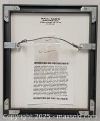 MaxSold Auction: Original Linocut Print Sweet Peas by Artist Gerrard Brender - Toronto (Ontario, Canada) PARTNER MANAGED Reseller Online Auction - Queen Street West