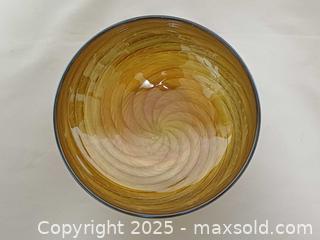 MaxSold Auction: Robert Held Yellow Iridescent 7" Bowl - Toronto (Ontario, Canada) PARTNER MANAGED Reseller Online Auction - Queen Street West