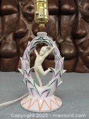 MaxSold Auction: Vintage Art Deco Figurine Porcelain Small Table Lamp - Toronto (Ontario, Canada) PARTNER MANAGED Reseller Online Auction - Queen Street West