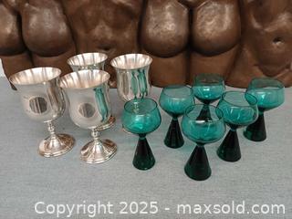 MaxSold Auction: Vintage Made in Denmark Silverplated Wine Goblets and Jacob Bang Kastrup Lot - Toronto (Ontario, Canada) PARTNER MANAGED Reseller Online Auction - Queen Street West