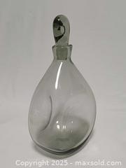 MaxSold Auction: Vintage MCM HOLMEGAARD York 10.5" Smoke Gray Glass Decanter Per Lutken - Toronto (Ontario, Canada) PARTNER MANAGED Reseller Online Auction - Queen Street West