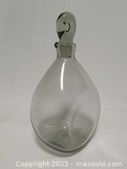 MaxSold Auction: Vintage MCM HOLMEGAARD York 10.5" Smoke Gray Glass Decanter Per Lutken - Toronto (Ontario, Canada) PARTNER MANAGED Reseller Online Auction - Queen Street West