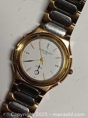 MaxSold Auction: Yves Saint Laurent YSL Gold Bezel Stainless Steel Men&#39;s Watch - Toronto (Ontario, Canada) PARTNER MANAGED Reseller Online Auction - Queen Street West