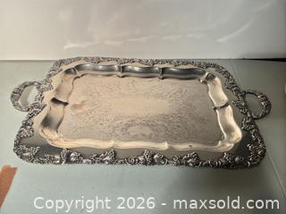 MaxSold Auction: Assorted Ornate Victorian/Baroque Silver-Plated Serving Pieces, 4 pc - Ashland (Massachusetts, USA) PARTNER MANAGED Downsizing Online Auction - Old Connecticut Path