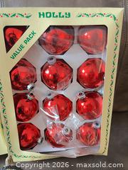 MaxSold Auction: Christmas decorations lot: 3 angel figurines + 22 glass ornaments - Ashland (Massachusetts, USA) PARTNER MANAGED Downsizing Online Auction - Old Connecticut Path