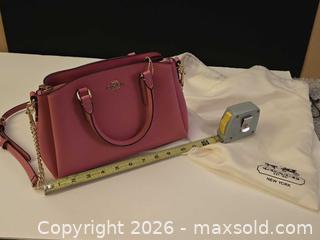 MaxSold Auction: Coach Small Pebbled Leather Satchel Crossbody - Ashland (Massachusetts, USA) PARTNER MANAGED Downsizing Online Auction - Old Connecticut Path