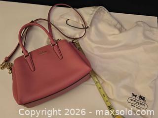 MaxSold Auction: Coach Small Pebbled Leather Satchel Crossbody - Ashland (Massachusetts, USA) PARTNER MANAGED Downsizing Online Auction - Old Connecticut Path
