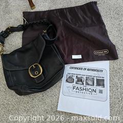 MaxSold Auction: Coach Vintage Bleecker Legacy Tattersall Flap Shoulder Bag - Ashland (Massachusetts, USA) PARTNER MANAGED Downsizing Online Auction - Old Connecticut Path
