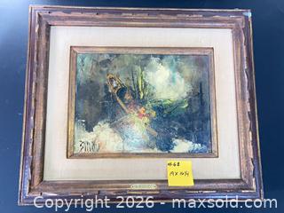 MaxSold Auction: Framed Signed BUNUEL Oil Painting, Still Life, 19 x 16 in - Ashland (Massachusetts, USA) PARTNER MANAGED Downsizing Online Auction - Old Connecticut Path