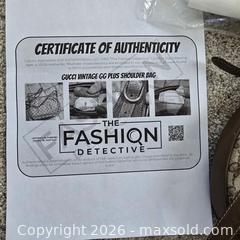 MaxSold Auction: Gucci Brown/Tan Shoulder Bag with Zipper Closure - Ashland (Massachusetts, USA) PARTNER MANAGED Downsizing Online Auction - Old Connecticut Path