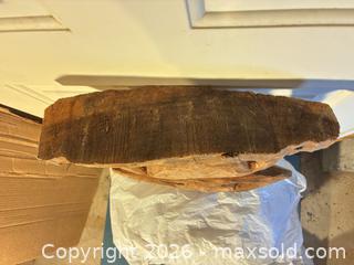 MaxSold Auction: Hand-Carved Wooden Folk Art Figure/Statue, 22 x 16 in - Ashland (Massachusetts, USA) PARTNER MANAGED Downsizing Online Auction - Old Connecticut Path