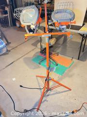 MaxSold Auction: HDX Dual-Head Tripod Work Light H1200DPT 120V 600W - Ashland (Massachusetts, USA) PARTNER MANAGED Downsizing Online Auction - Old Connecticut Path