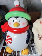 MaxSold Auction: Home (Target) Ceramic Penguin & Pig Cookie Jars - Ashland (Massachusetts, USA) PARTNER MANAGED Downsizing Online Auction - Old Connecticut Path